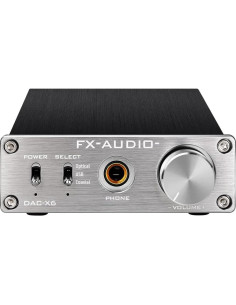 DAC de Audio Digital KGUSS FX-Audio Mini 24Bit 96KHz Plata 2