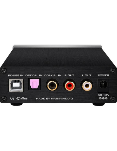 DAC de Audio Digital KGUSS FX-Audio Mini 24Bit 96KHz Plata