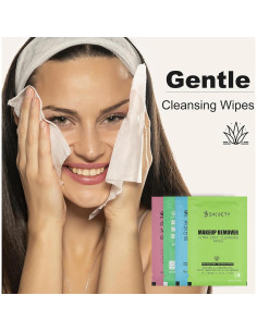 Toallitas Desmaquillantes Okerker 100 Unidades Ácido Hialurónico 2