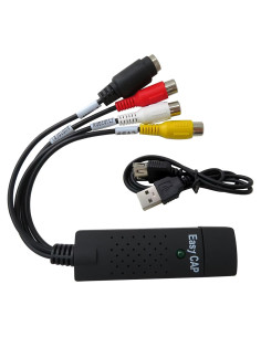 Convertidor Digital de VHS a DVD USB 2.0 Qblahip - Plug and Play