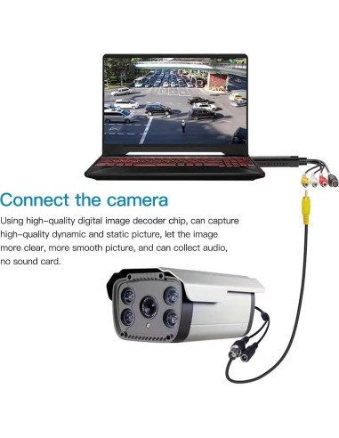 Convertidor Digital de VHS a DVD USB 2.0 Qblahip - Plug and Play