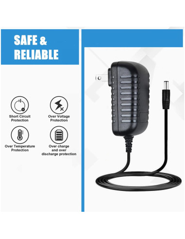 Adaptador de CA SLLEA para Reproductor DVD Olin PD755B OL-PD708P