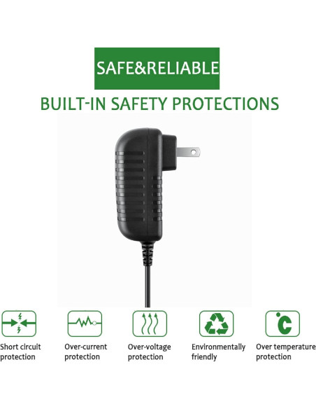 Adaptador AC/DC Dysead para LG DVD GE20LU10 - 85g