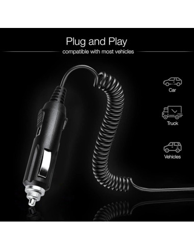 Adaptador de corriente para coche Dysead compatible con Emerson PDE-2722 2725 2727