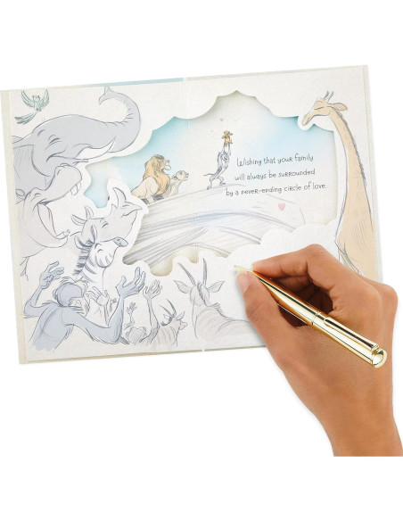 Tarjeta de Felicitación Hallmark Rey León Bebé Simba 12.7x18.3cm