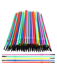 Set de 100 Pinceles de Pintura Prasacco para Niños 16.5cm