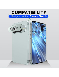 Protector de Lente de Cámara Google Pixel 9 - 2 Unidades Vidrio Templado 2