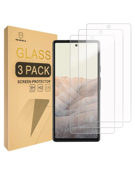 Protector de Pantalla Mr.Shield para Google Pixel 6 - Vidrio Templado 9H