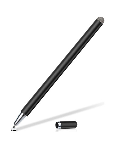 Bolígrafo Stylus 2 en 1 Fonus para Pantalla Táctil Negro