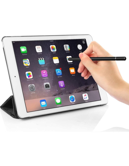Bolígrafo Stylus 2 en 1 Fonus para Pantalla Táctil Negro