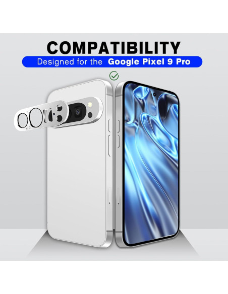 Protector de Lente de Cámara Google Pixel 9 Pro - 2 Unidades HD