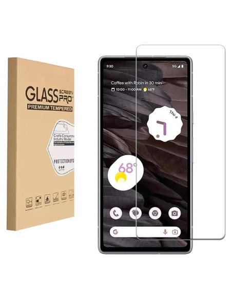 Protector de Pantalla HYGAMOCC para Google Pixel 7A Vidrio Templado 9H