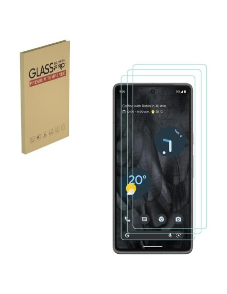 3 Protectores de Pantalla Vidrio Templado ZYHKJYL para Google Pixel 7