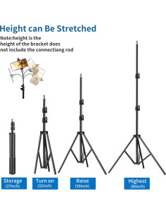 Trípode Ajustable para Teléfono Móvil Pixel 68.58 a 203.2 cm 2