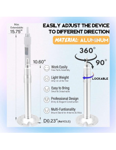 Soporte de Pared para Antena Inalámbrica RhymKawa RK874 - 2 Piezas 2