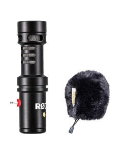 Micrófono Direccional Rode VideoMic Me-L con Windbuster