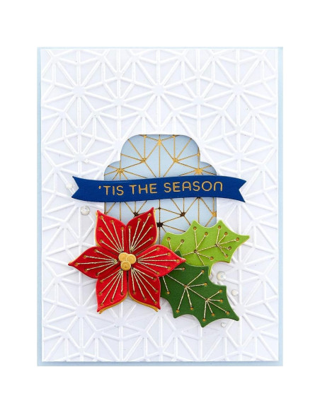 Carpeta de Embossing Estrellas Monoline Spellbinders 21.6x14cm