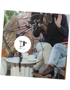 Soporte de Micrófono de Escritorio Garneck con Abrazadera Metal 2