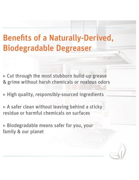 Desengrasante de Cocina Natural Grab Green 3x16oz Mandarina