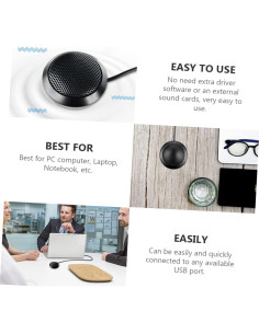 Micrófono de Condensador USB SUPVOX para Conferencias y Grabación 2