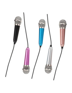 Mini Micrófono Portátil Yardwe para Smartphones - 5 Piezas