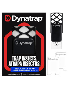 Trampa de Moscas Interior DynaTrap DT3007 - Negro, 1 Unidad