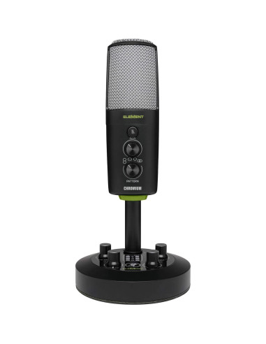 Micrófono USB Mackie Chromium con Mezclador y Brazo Boom