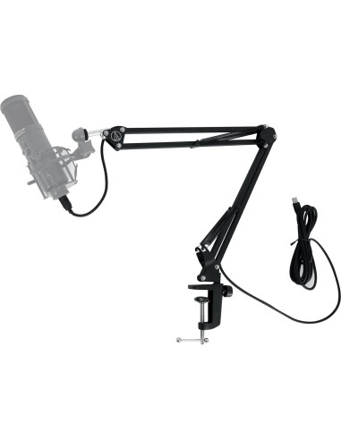 Micrófono USB Mackie Chromium con Mezclador y Brazo Boom