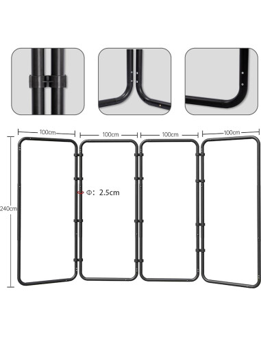 Fondo Verde Colapsable 2.4m x 4m Sulives para Estudio