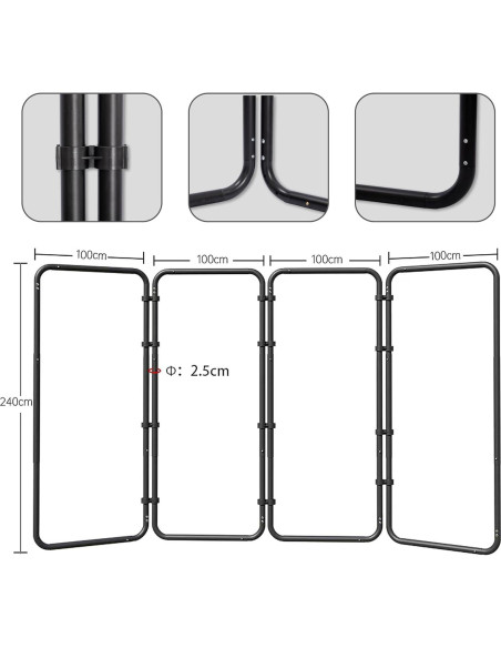 Fondo Verde Colapsable 2.4m x 4m Sulives para Estudio