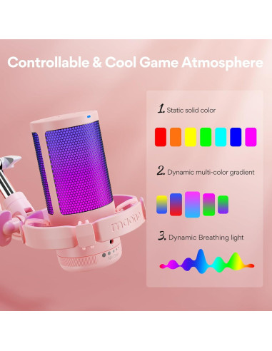 Micrófono USB GamerWave DGM20S con Cancelación de Ruido