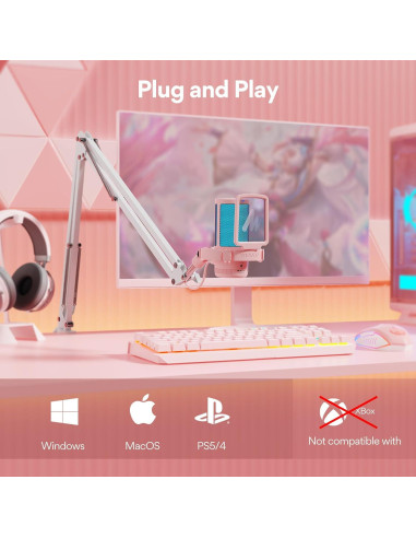 Micrófono USB GamerWave DGM20S con Cancelación de Ruido