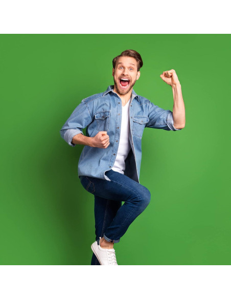 Kit de Soporte de Fondo Verde NTZ 2x3m con Bolsa de Transporte