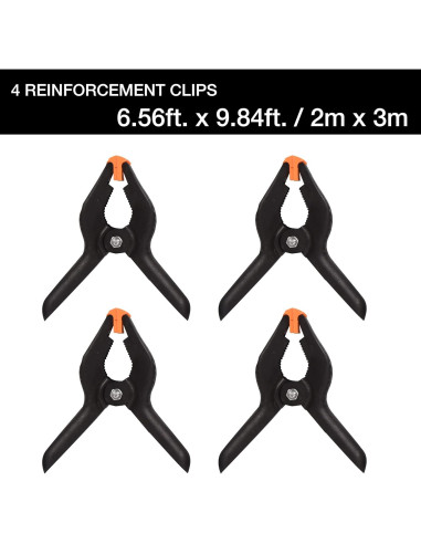 Kit de Soporte de Fondo Verde NTZ 2x3m con Bolsa de Transporte