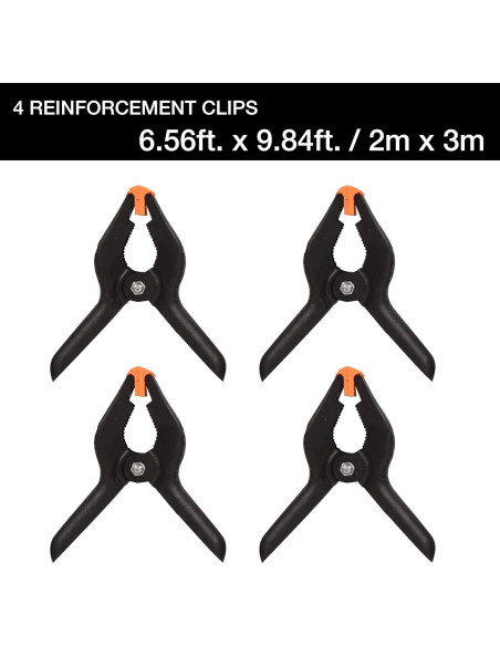 Kit de Soporte de Fondo Verde NTZ 2x3m con Bolsa de Transporte