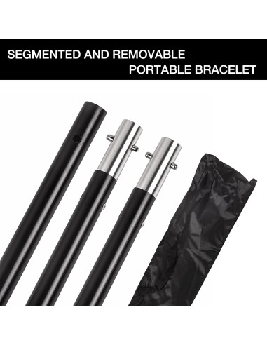 Kit de Soporte de Fondo Verde NTZ 2x3m con Bolsa de Transporte