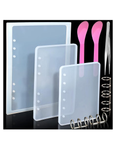 Moldes de Silicona para Cubierta de Cuaderno LEOBRO A5 A6 A7