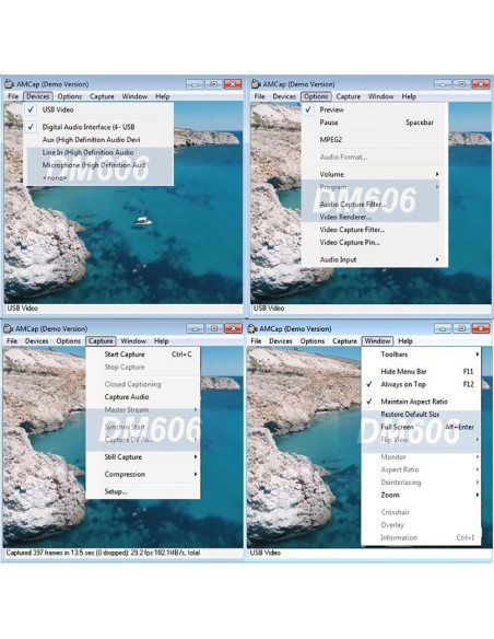 Adaptador Captura HDMI Doble AllAboutAdapters DM314H 4K
