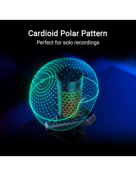 Micrófono de Juego Condensador ASUS ROG Carnyx Negro 192 kHz