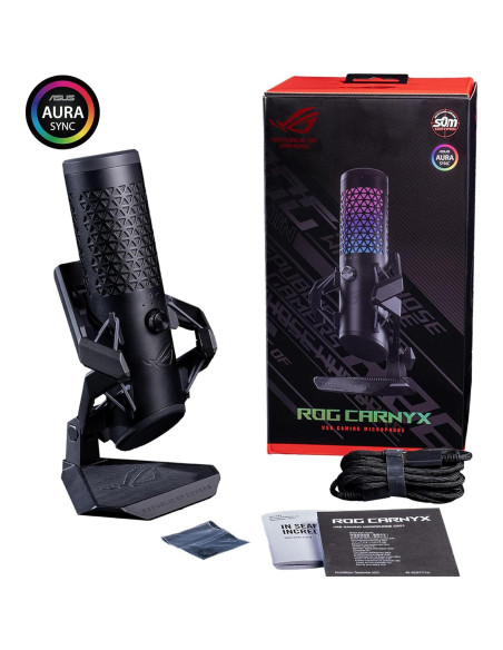 Micrófono de Juego Condensador ASUS ROG Carnyx Negro 192 kHz