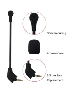 Micrófono de Juego YTXXDEUS 3.5mm para HyperX Cloud 2