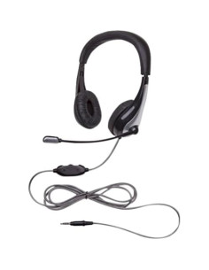 Auriculares con micrófono Califone 1025MT NeoTech Negro Plata 2