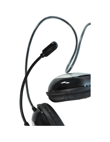 Auriculares con micrófono Califone 1025MT NeoTech Negro Plata