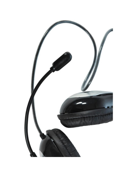 Auriculares con micrófono Califone 1025MT NeoTech Negro Plata