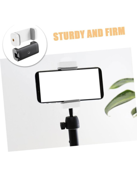 2 Clips Abrazadera para Teléfono Móvil DIYEAH - Soporte Trípode