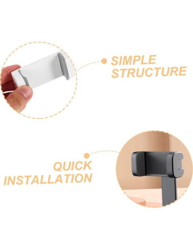 2 Clips Abrazadera para Teléfono Móvil DIYEAH - Soporte Trípode