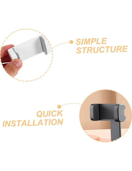 2 Clips Abrazadera para Teléfono Móvil DIYEAH - Soporte Trípode