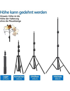 Trípode de pie Pixel 80 pulgadas para teléfono celular 2