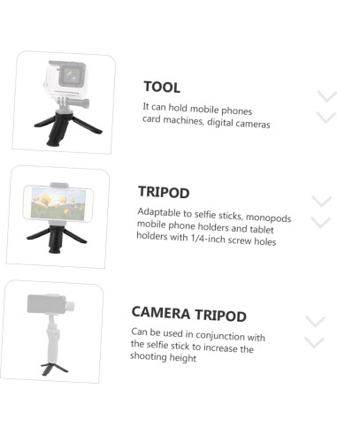 Trípode de Mesa Plegable NUOBESTY para Smartphones y Cámaras