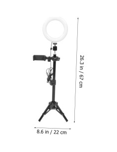 Luz de Relleno LED Artibetter con Trípode y Clip para Teléfono 2